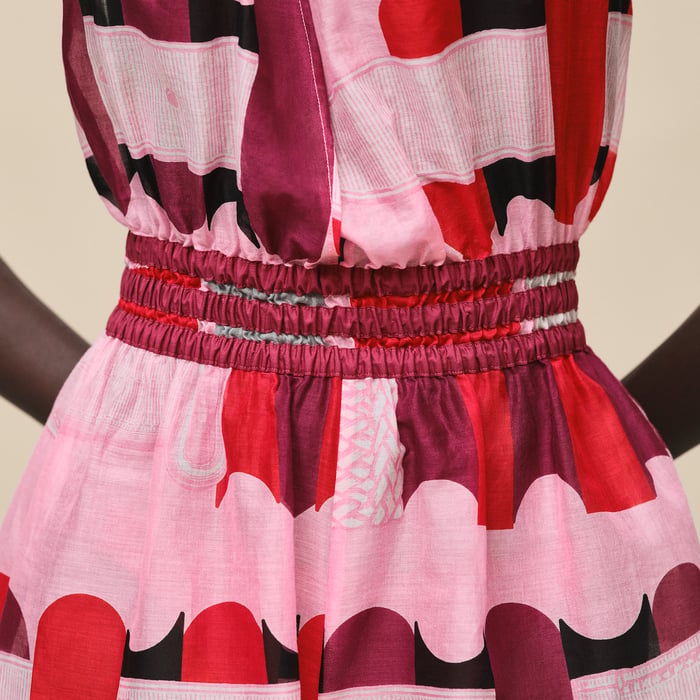 Rose Bonbon "Bride a Bloc" Beach Combishort