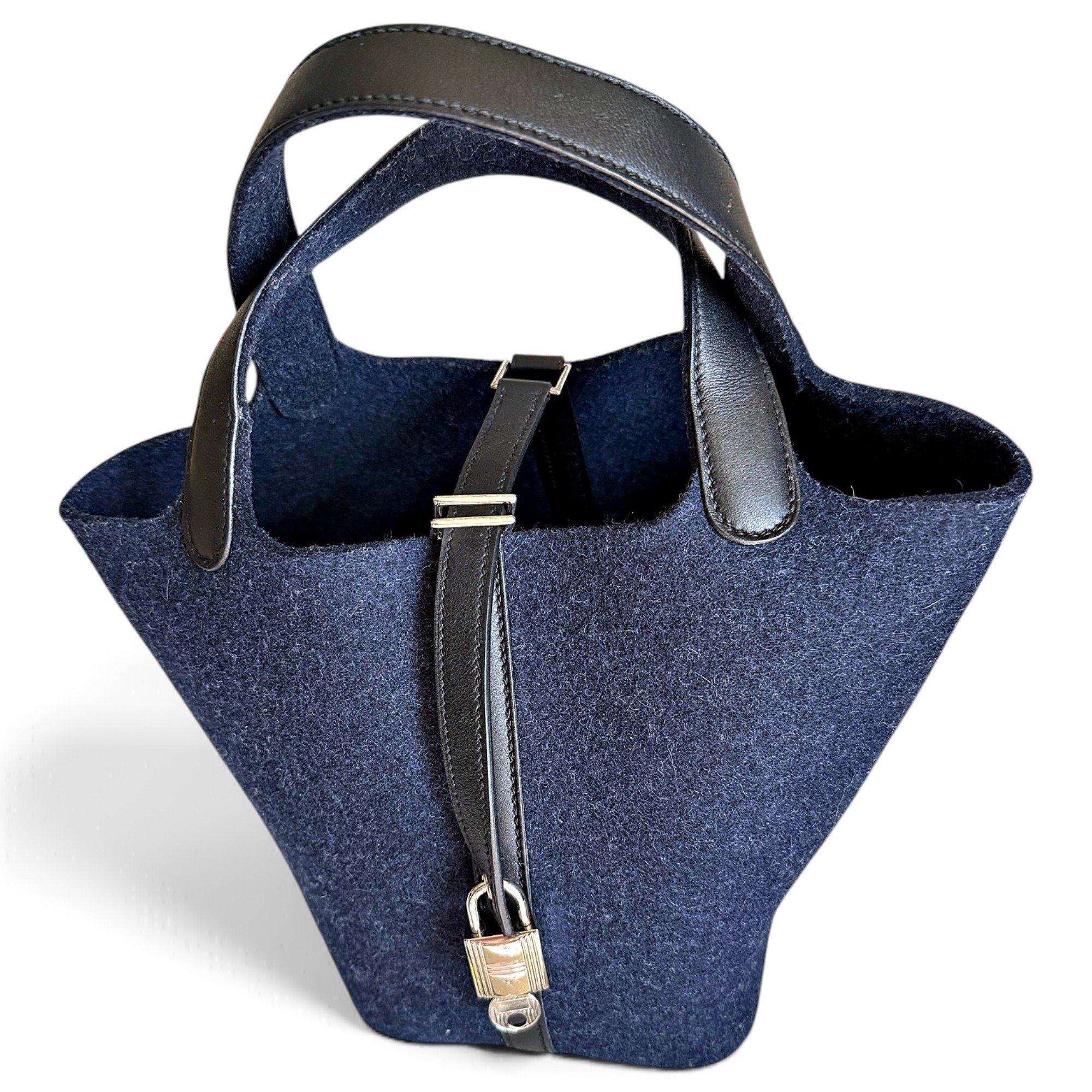 Picotin wool handbag