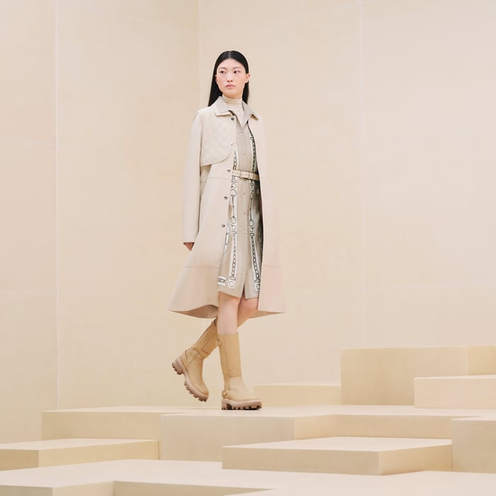 Blanc Camarguais Trench Coat