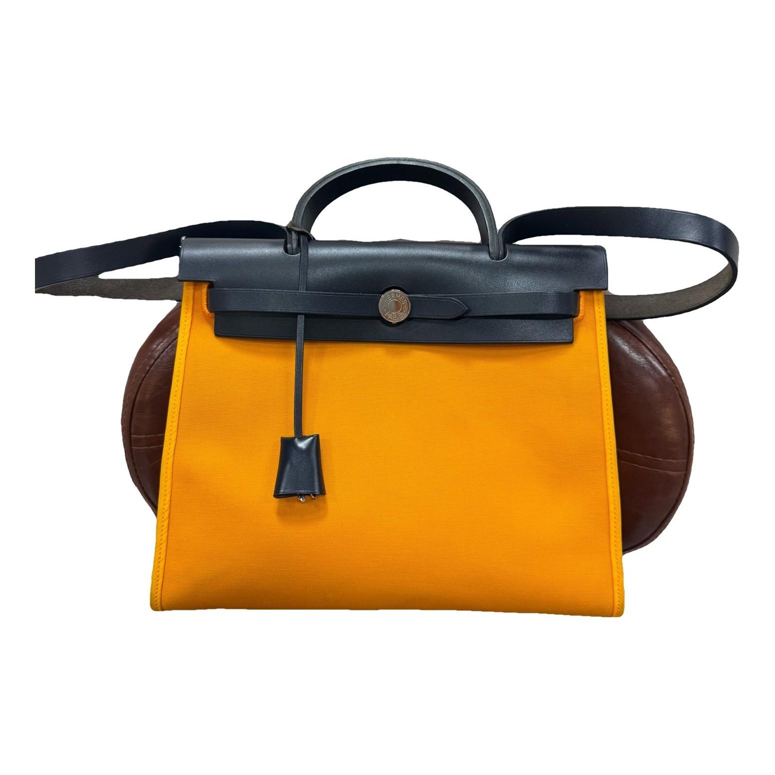 Hermes Herbag cloth handbag