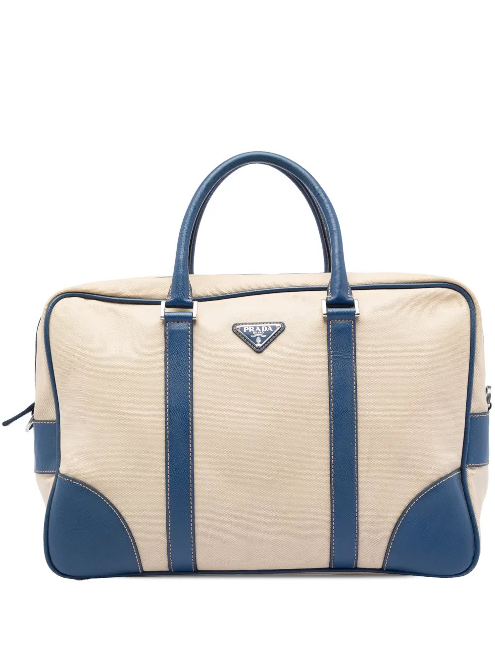 2013-2026 Saffiano Trimmed Canvas Briefcase business bag