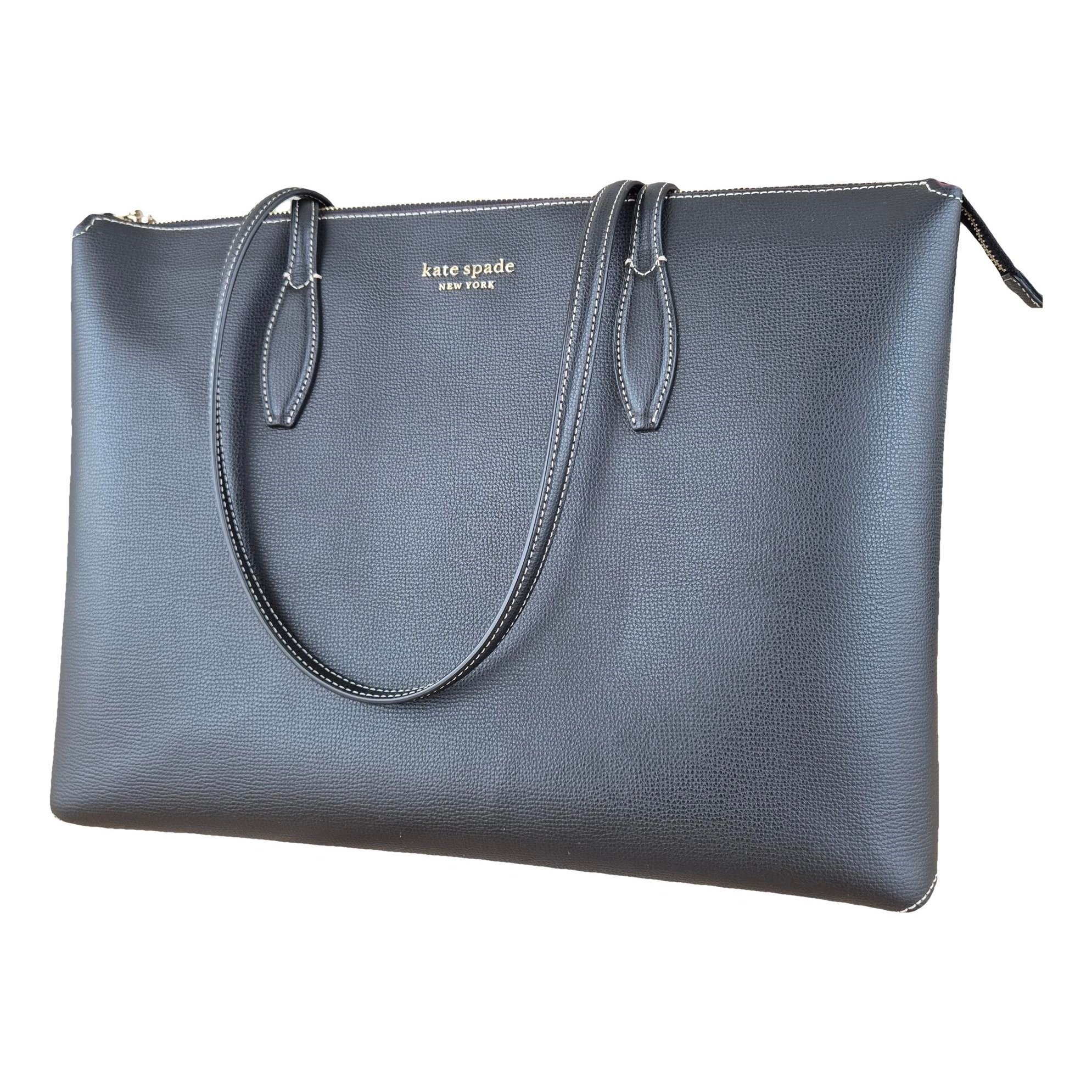 Leather tote