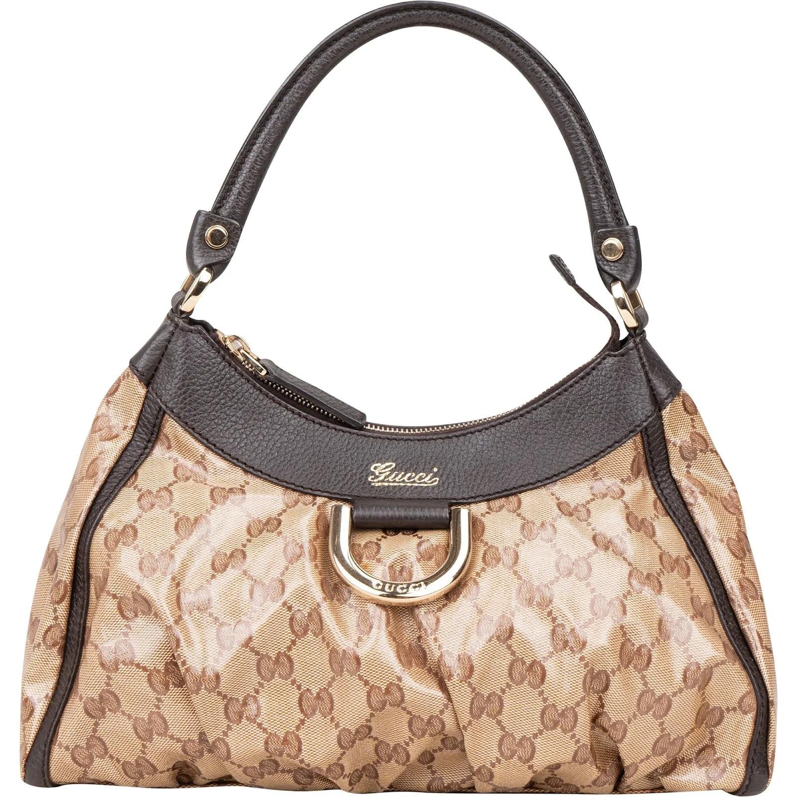 Abbey patent leather handbag
