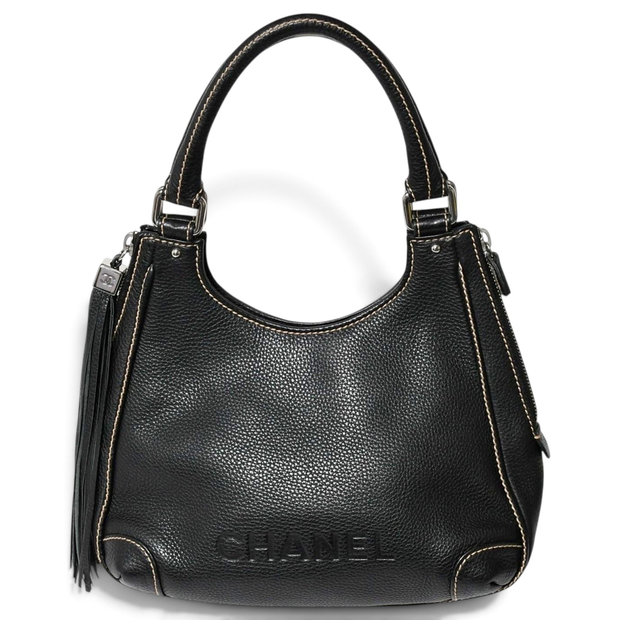 Leather tote