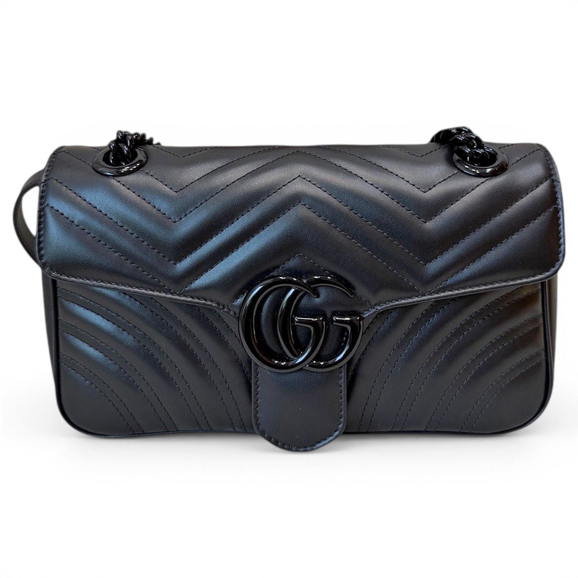 GG Marmont Flap leather handbag