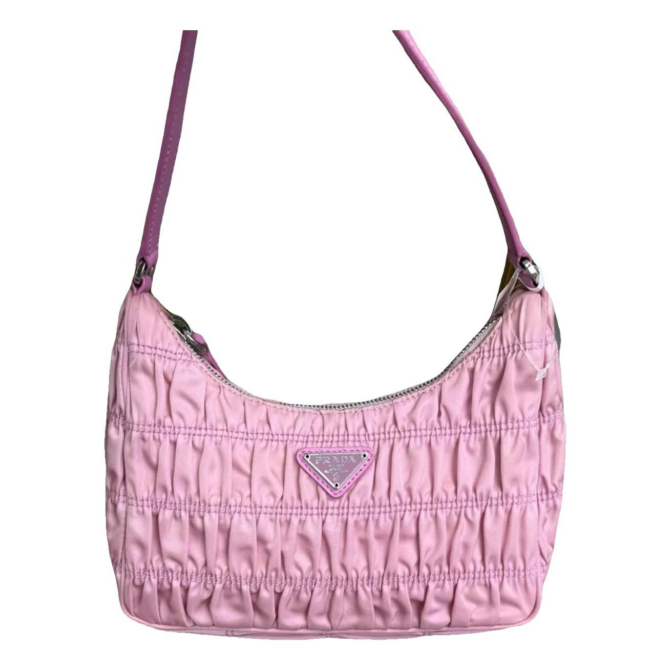 Re-edition leather handbag