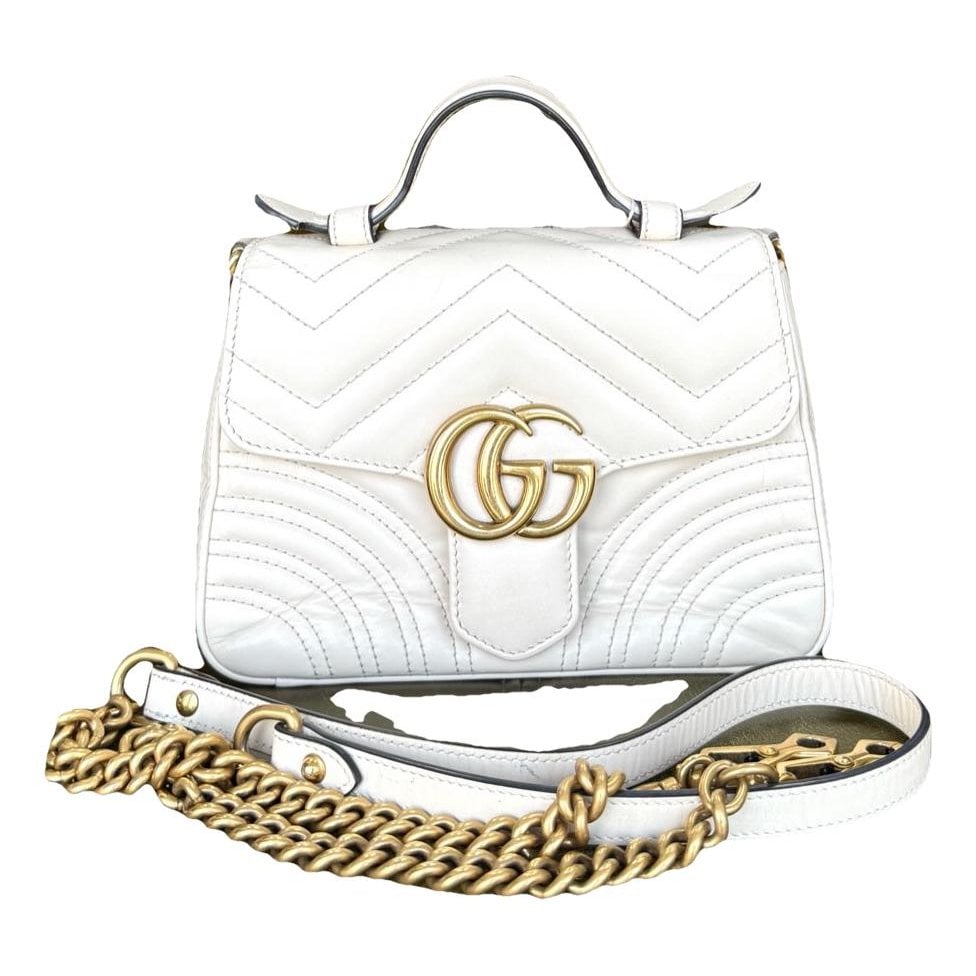GG Marmont Flap leather handbag