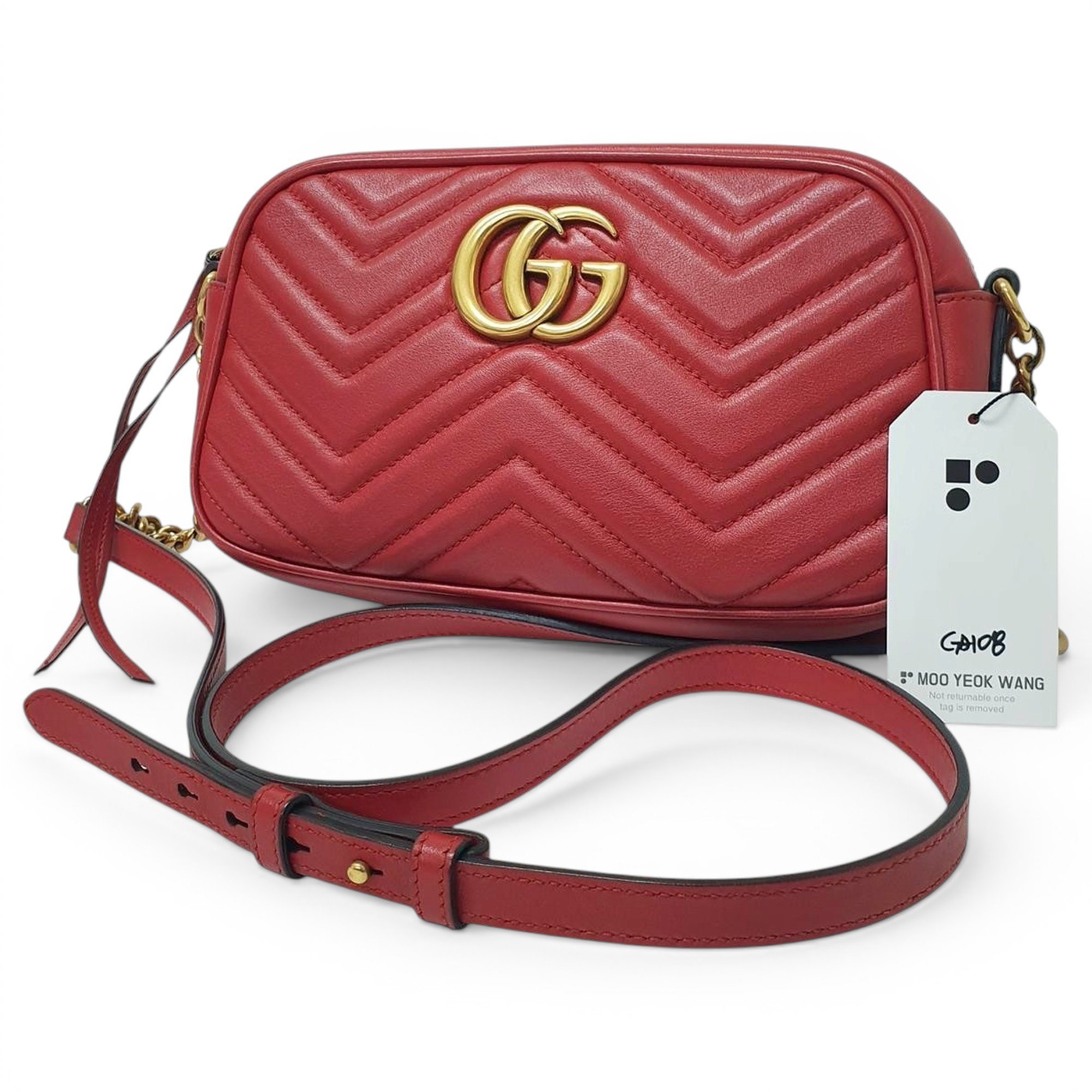 Leather handbag