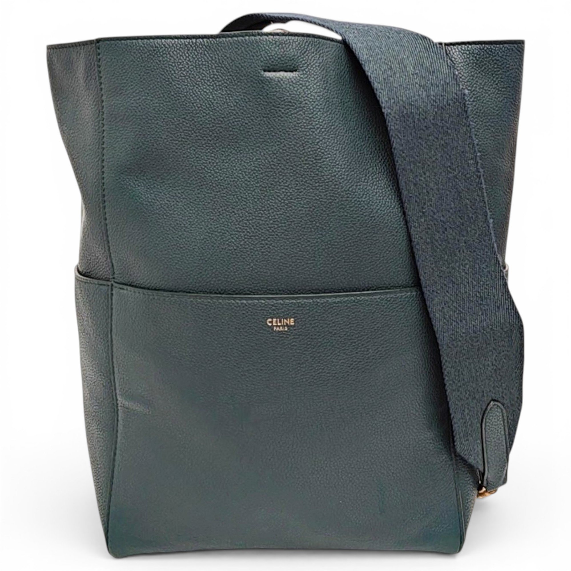 Seau Sangle leather tote