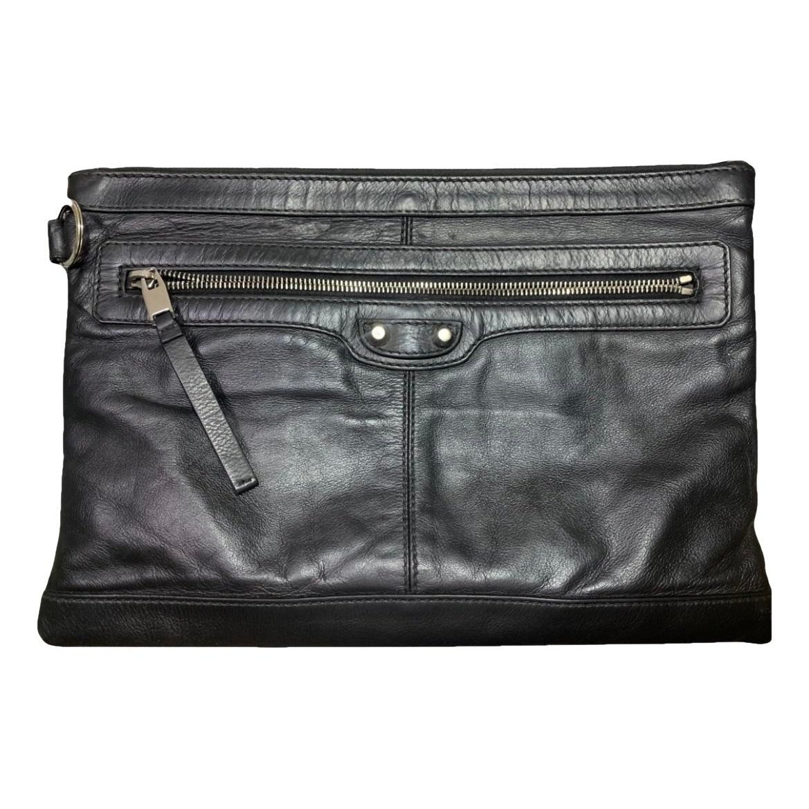 City Clip leather clutch bag