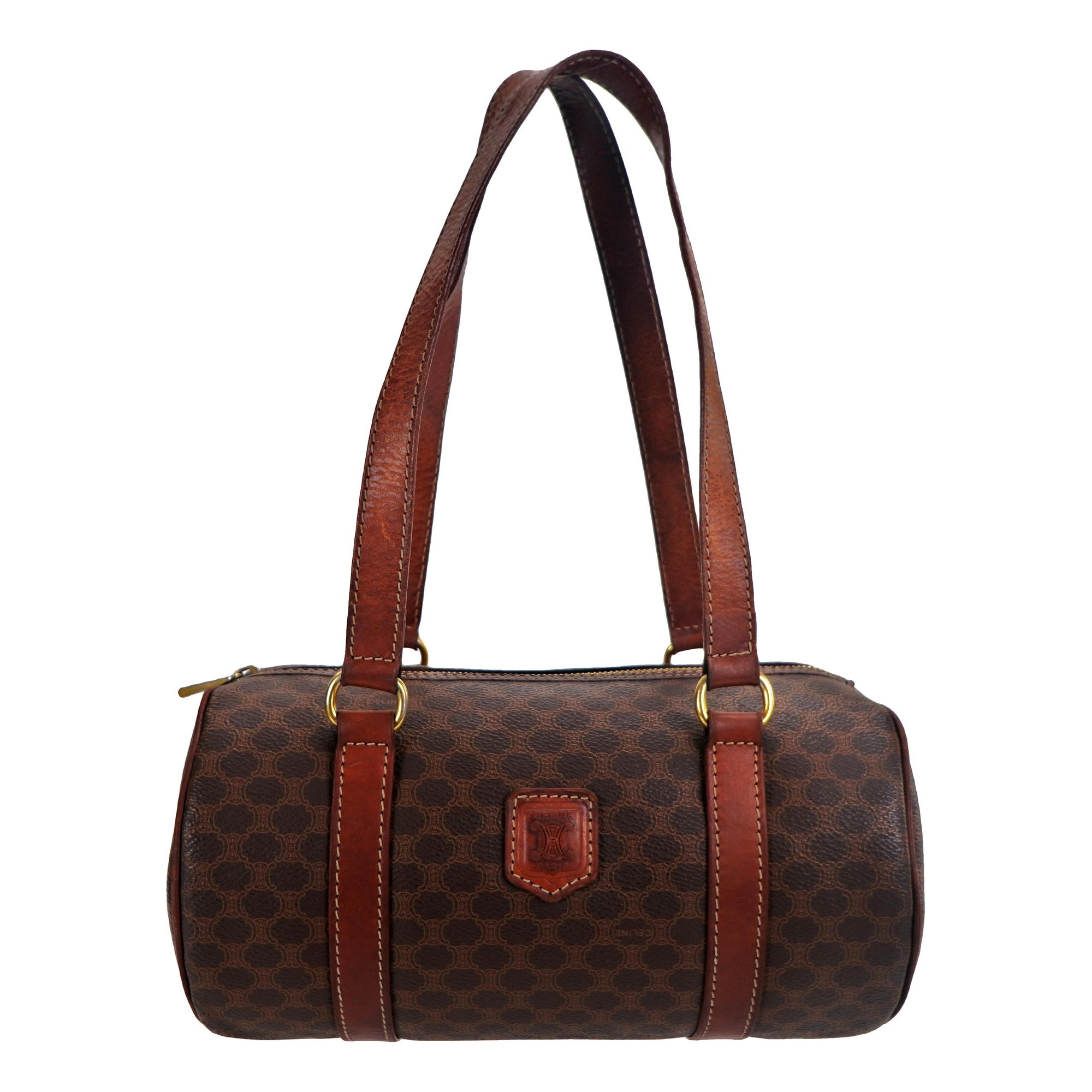 Triomphe leather handbag