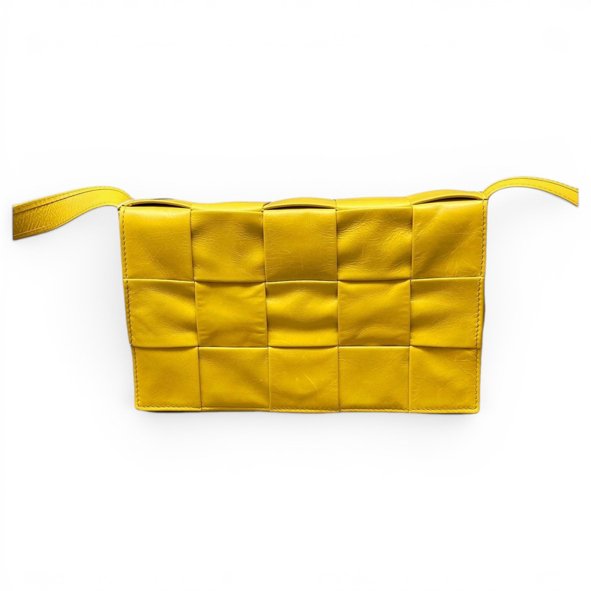 Cassette leather handbag