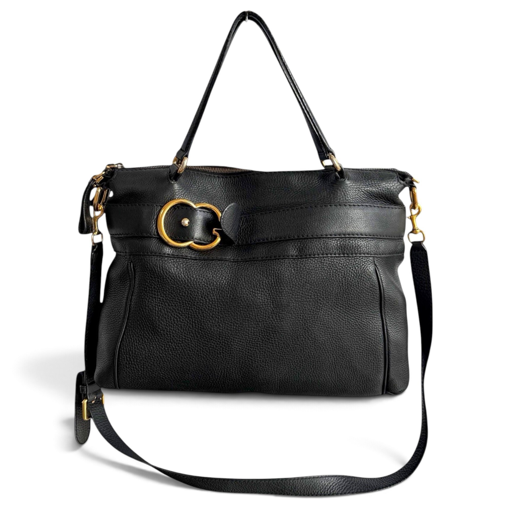 Ride leather handbag