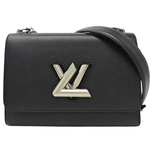 Twist leather handbag