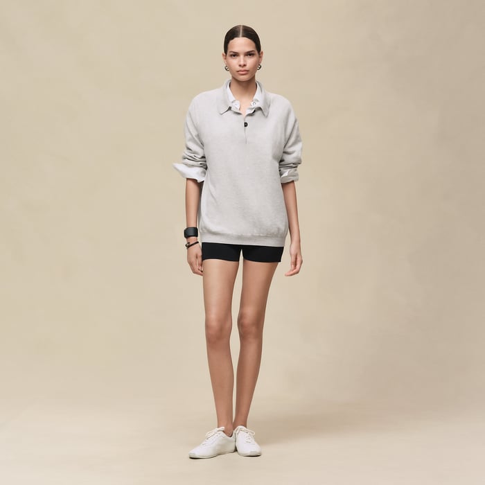 Gris Pervenche Wide Sweater