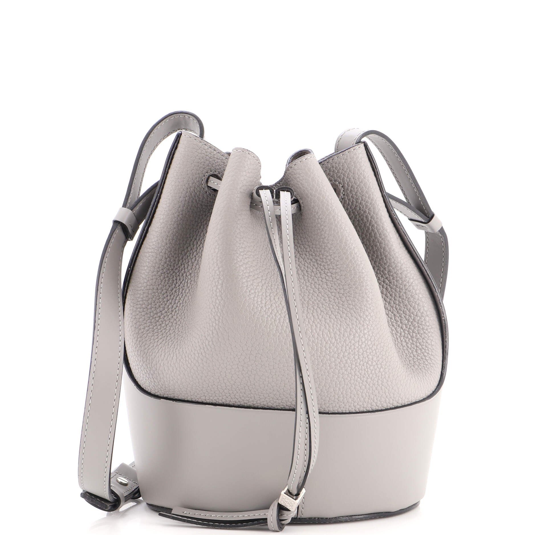 Balloon Bucket Bag Leather Small