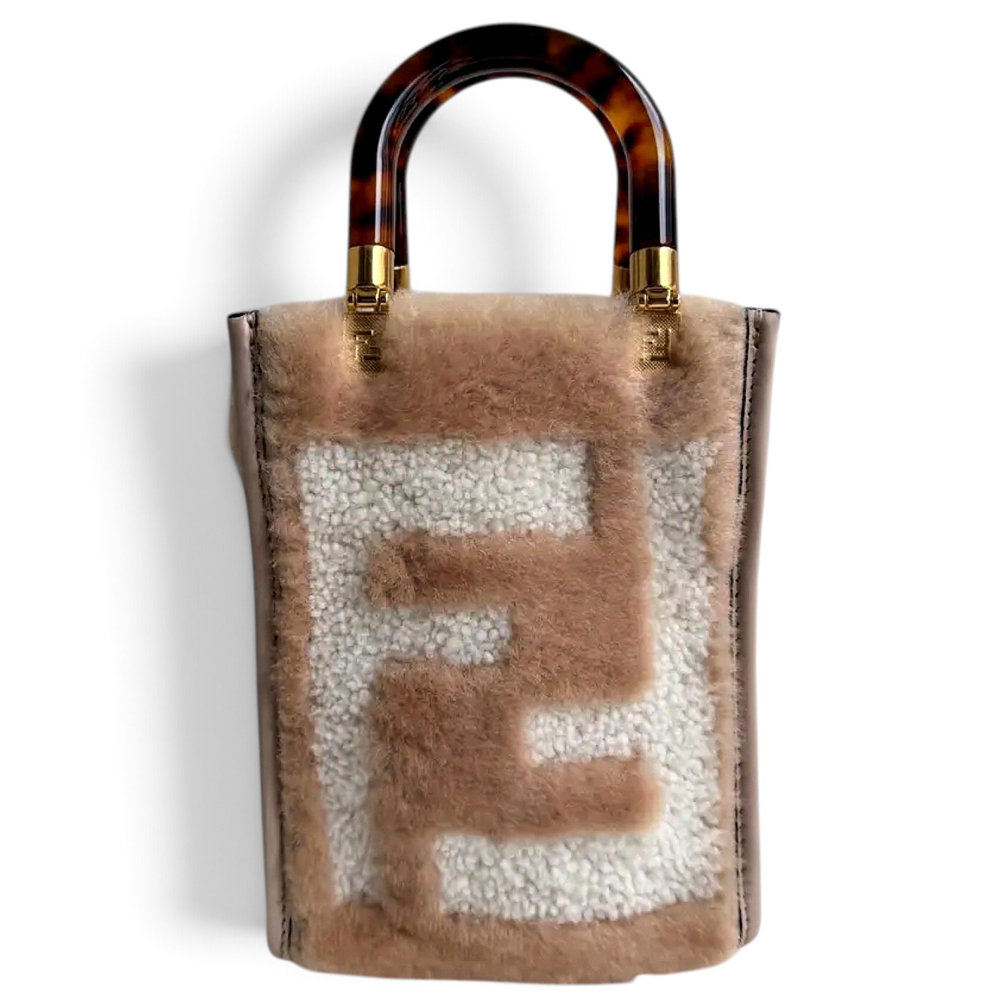 Sunshine faux fur mini bag