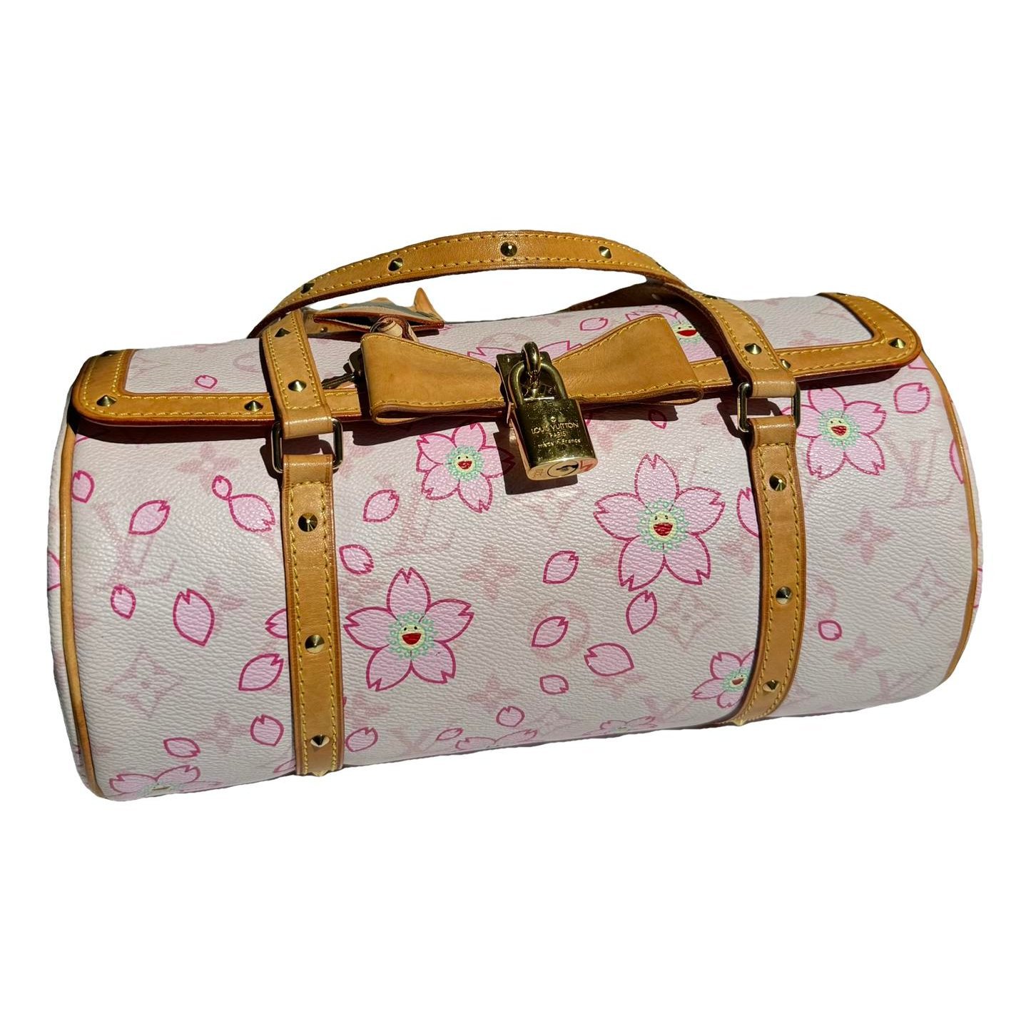 Papillon leather handbag