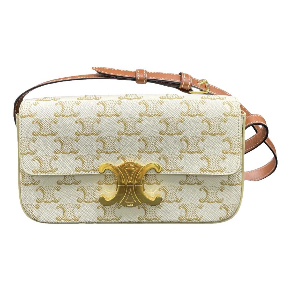 Triomphe Long leather handbag