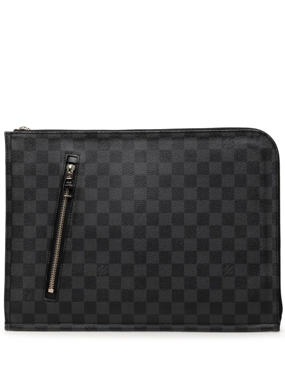 2012 Damier Graphite Poche Documents Portfolio clutch bag