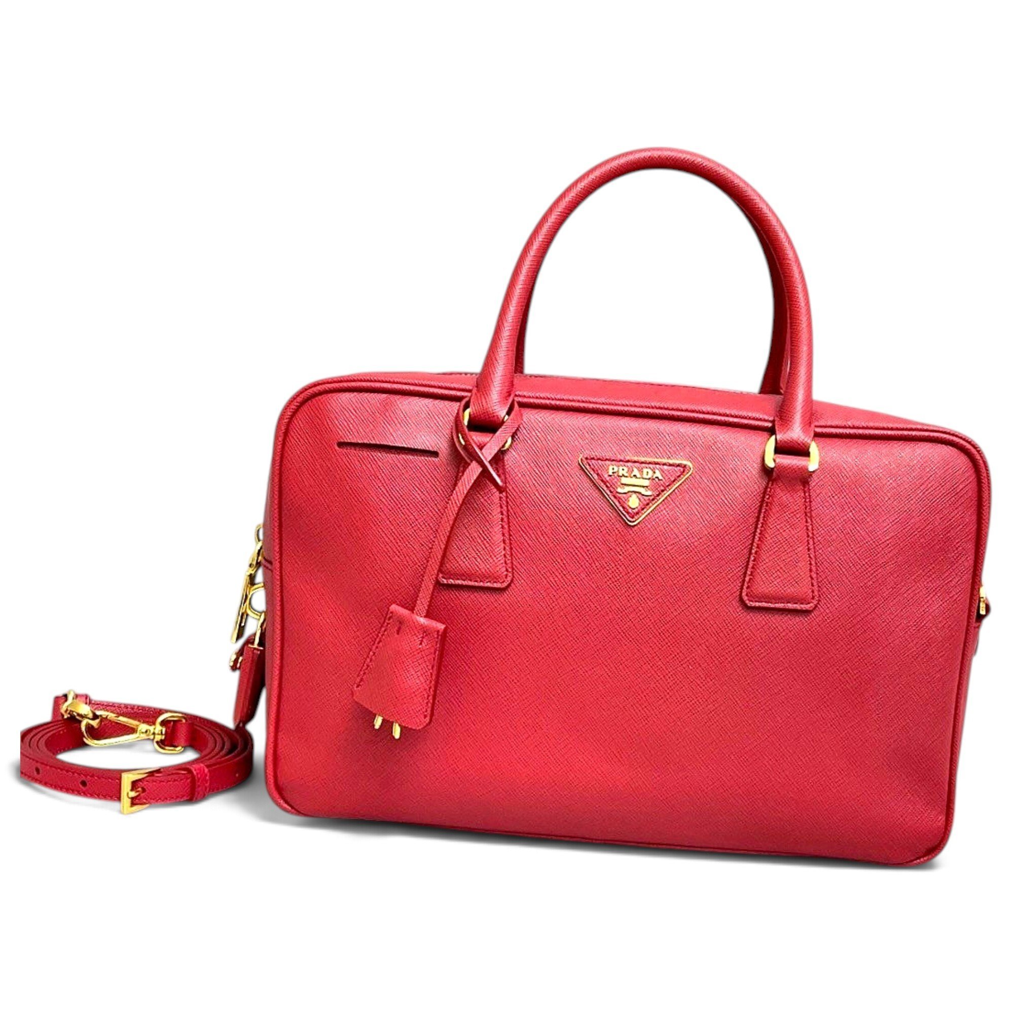 Leather handbag