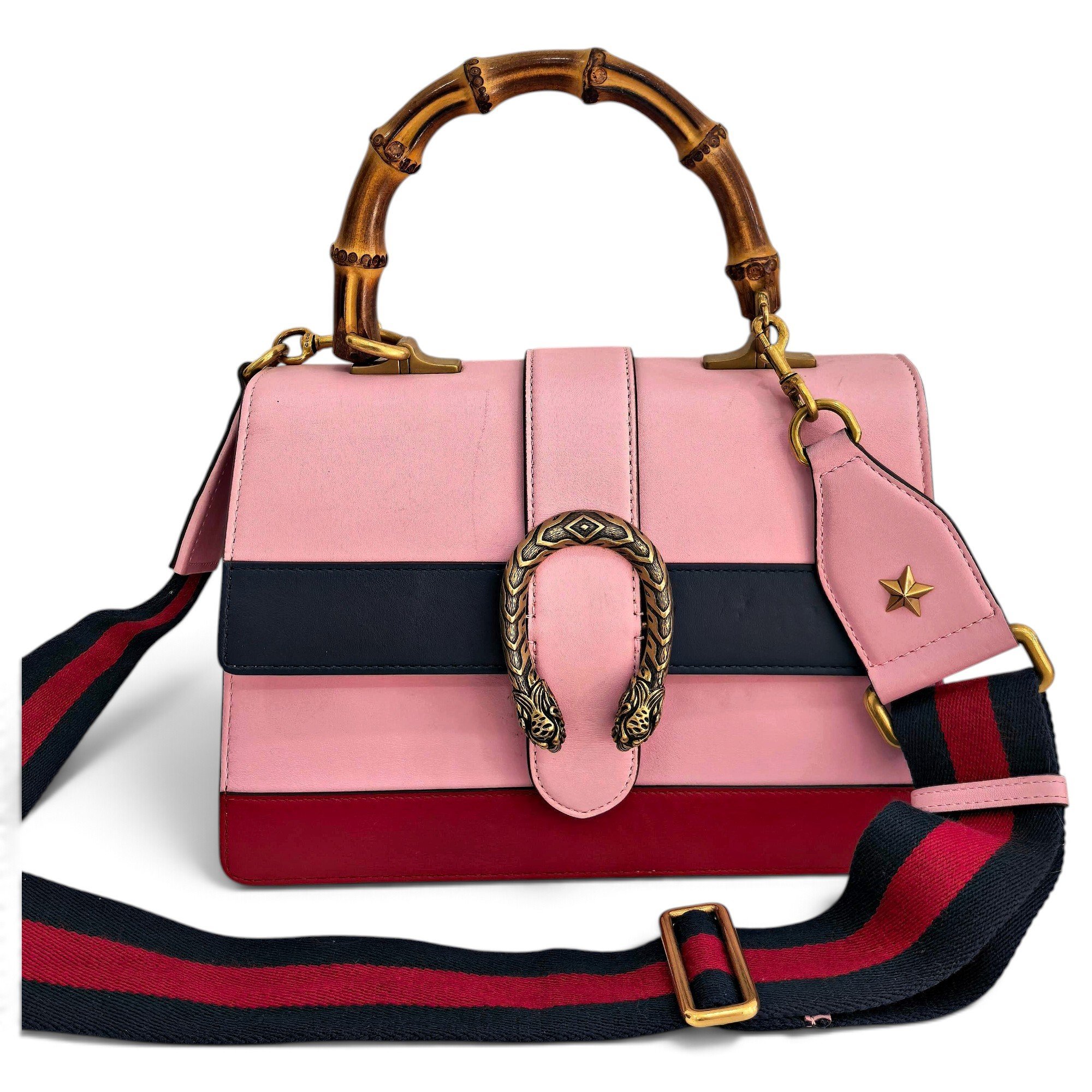 Dionysus Bamboo leather handbag