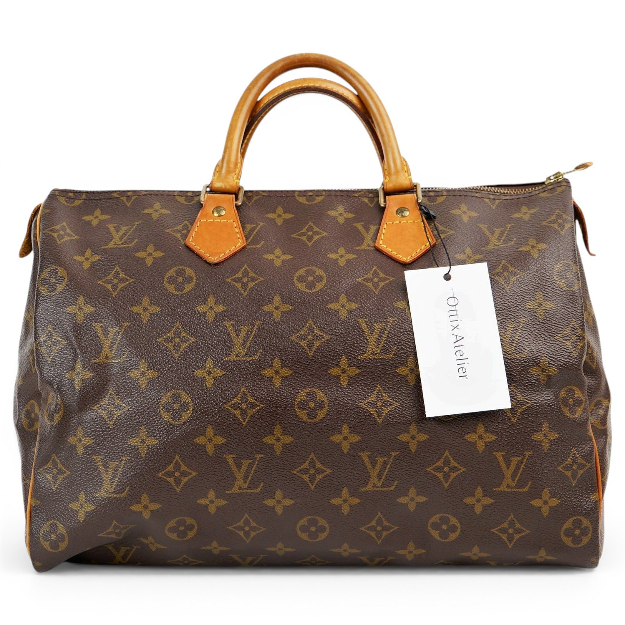 Speedy leather handbag
