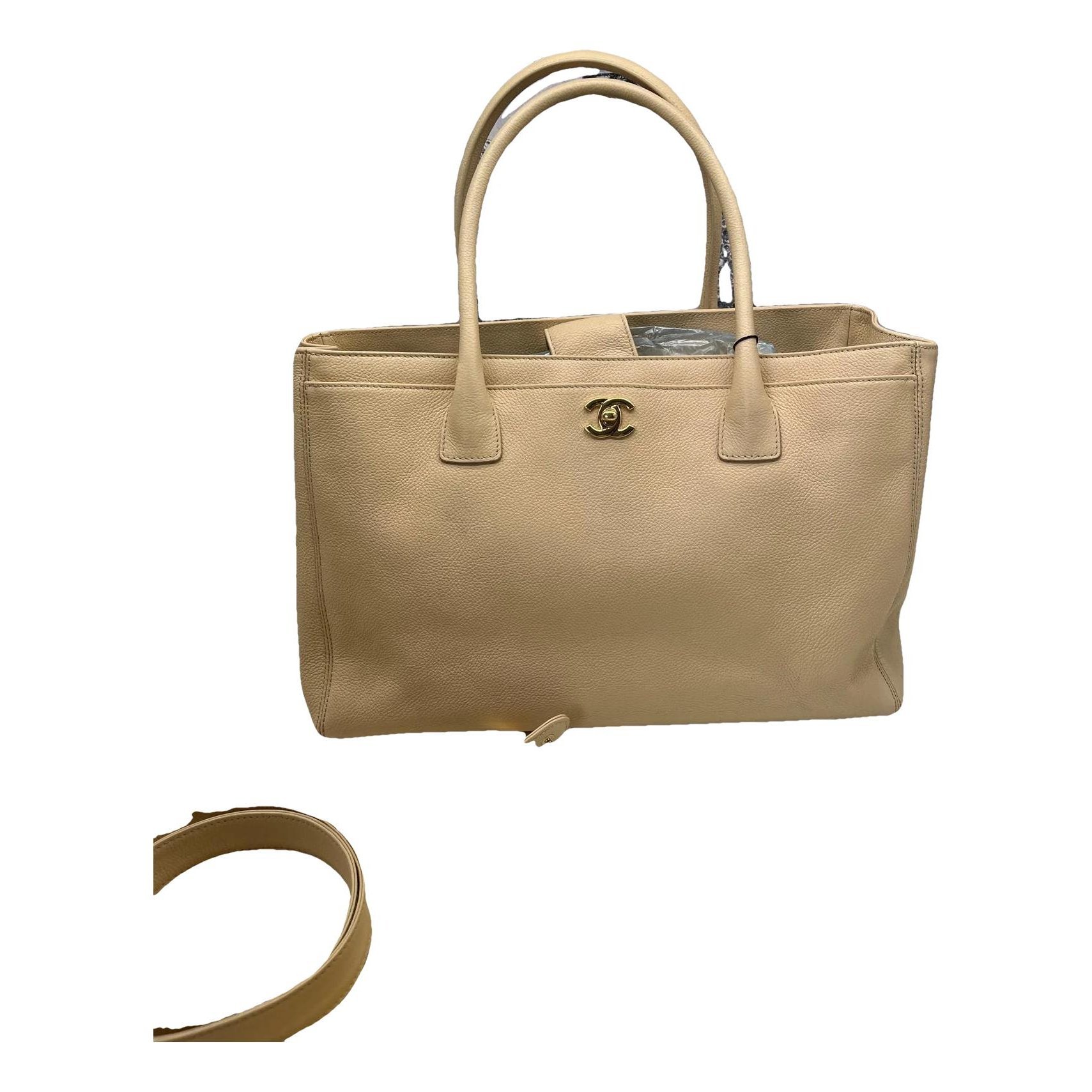Leather tote
