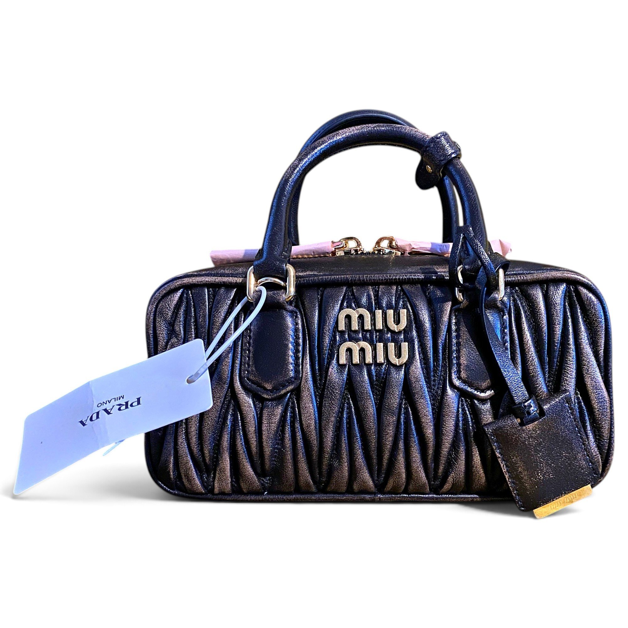 Arcadie leather handbag