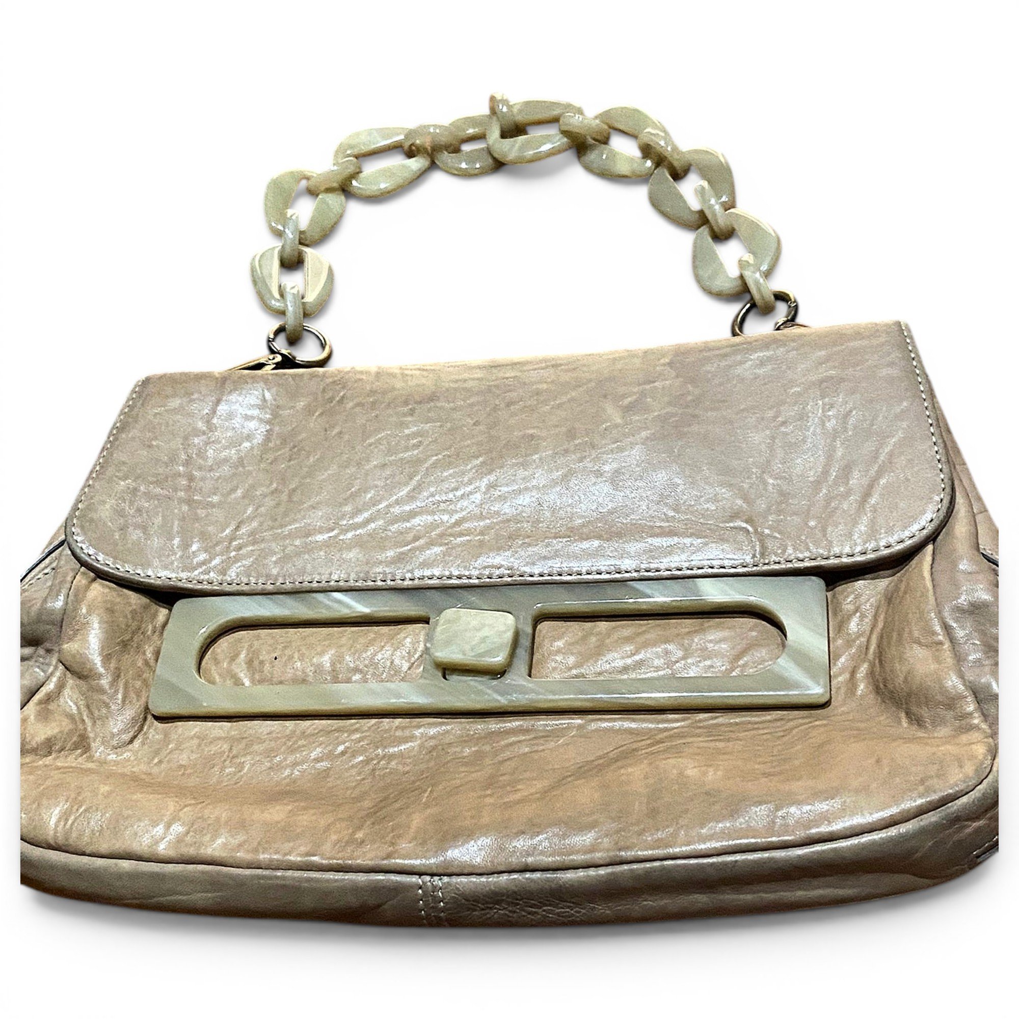 Leather handbag