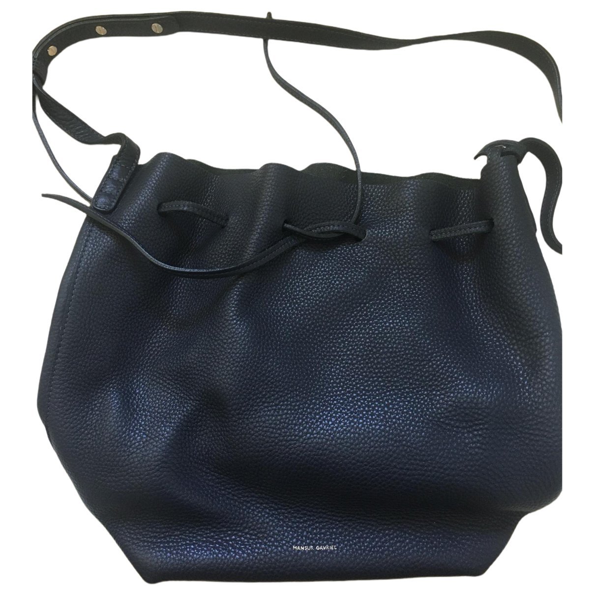 Mansur Gavriel Bucket leather crossbody bag