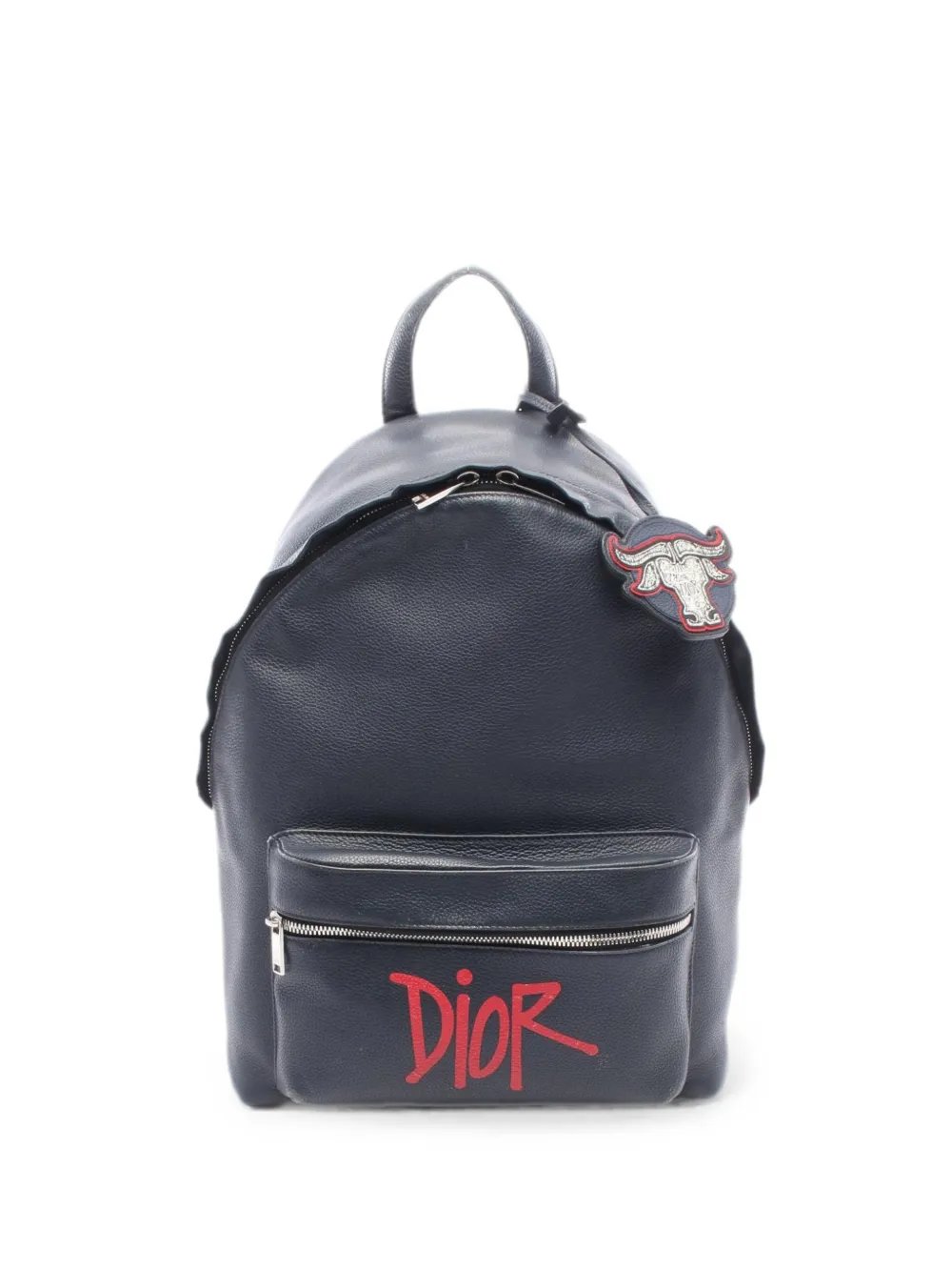 × Shawn Stussy 2000s Rider leather backpack