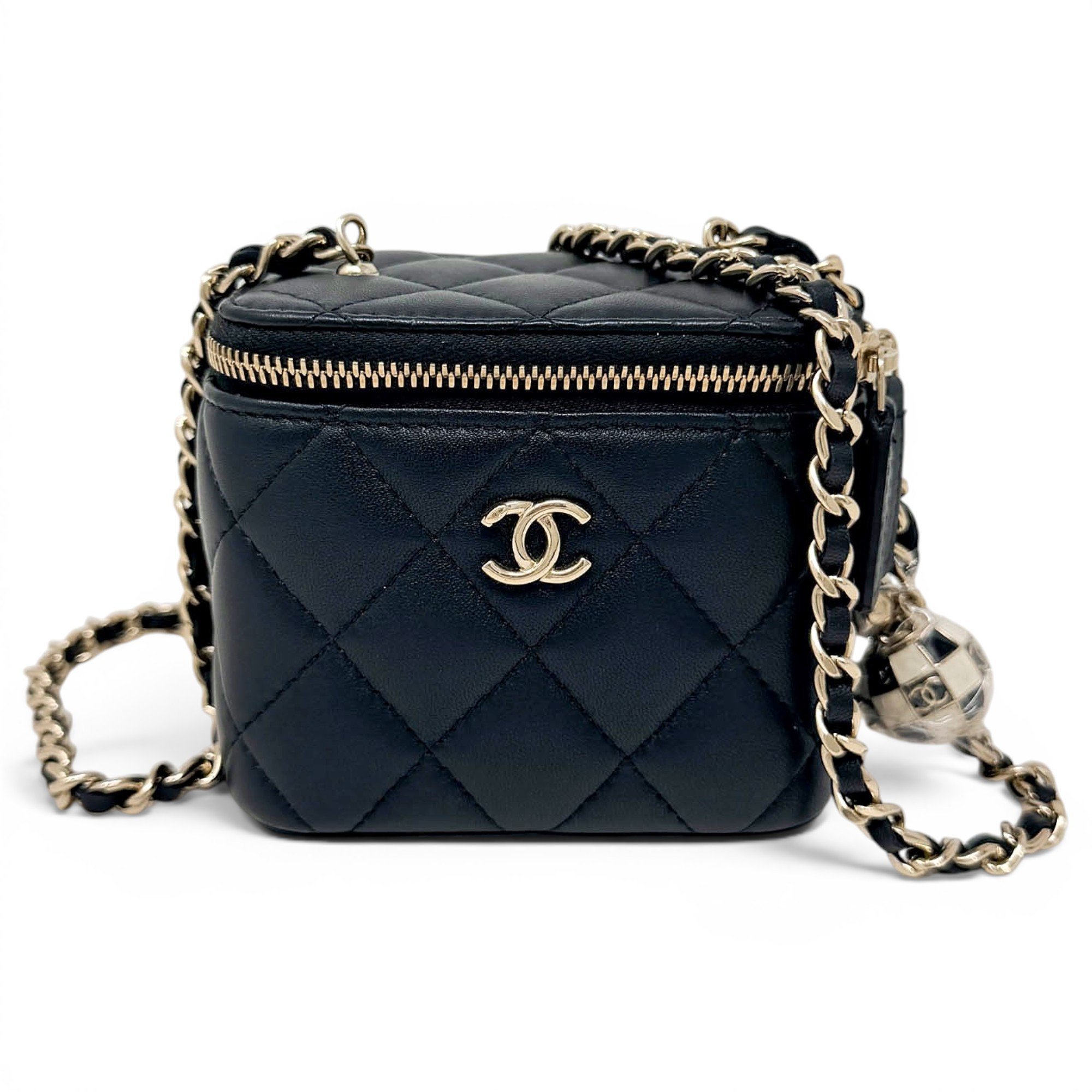 Trendy CC Vanity leather mini bag