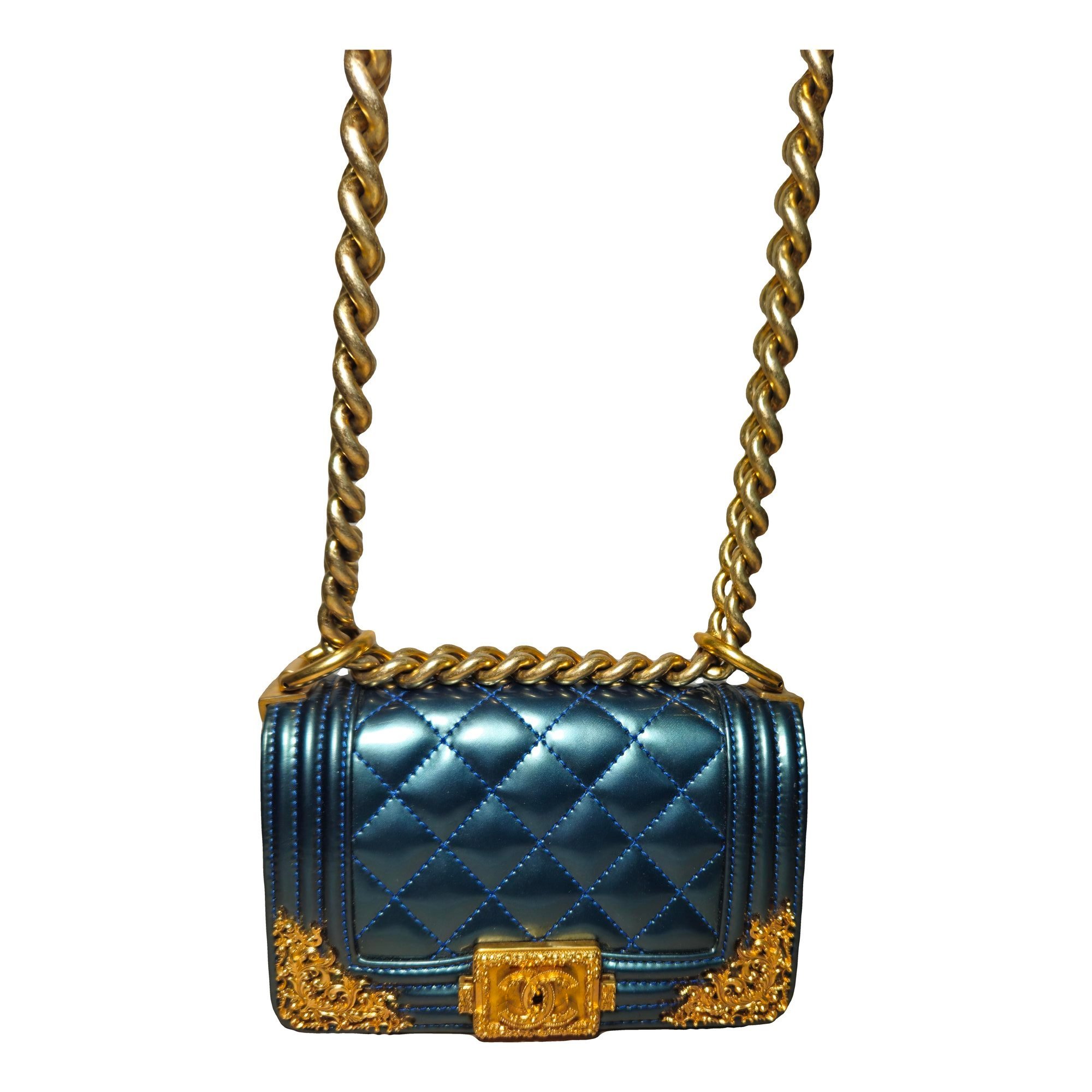 Boy patent leather mini bag