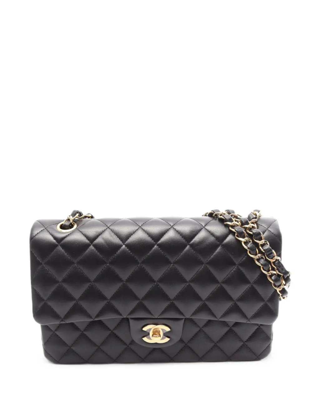Matelassé leather shoulder bag