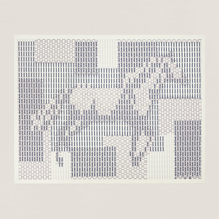 Ardoise Cheval Boro Blanket