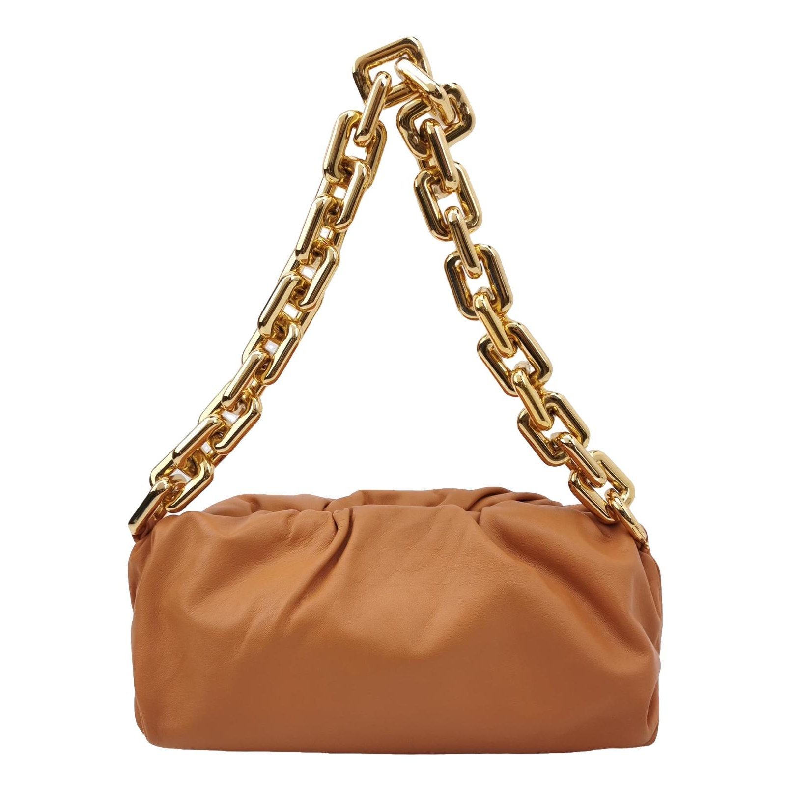 Chain Pouch leather handbag