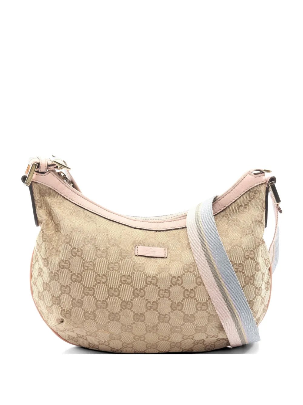 2000s GG canvas shoulder bag