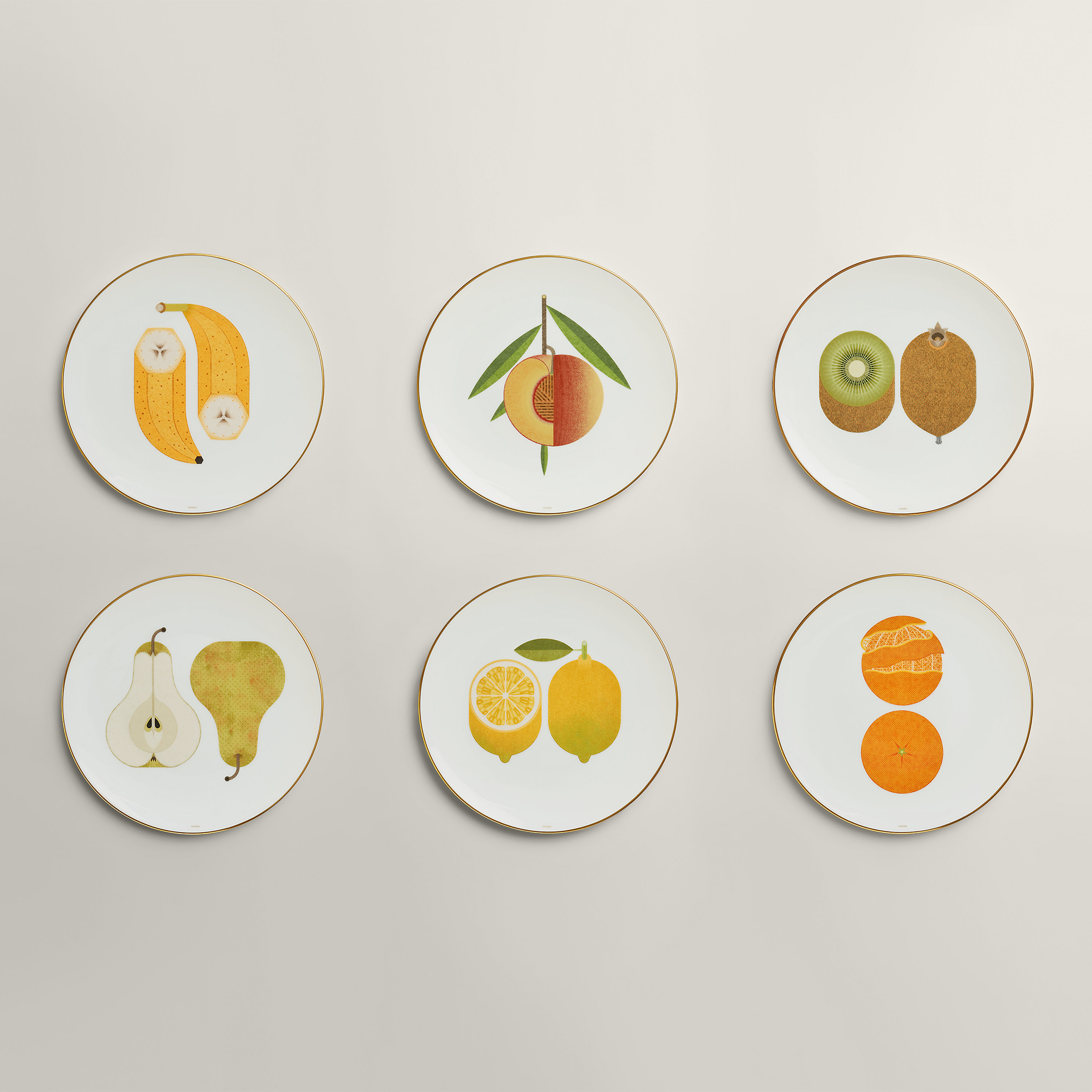 Kaorumi Set Of 6 Dessert Plates 