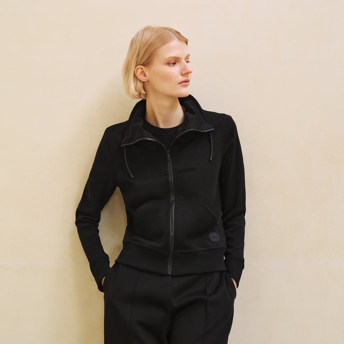 Noir Zipped Jacket