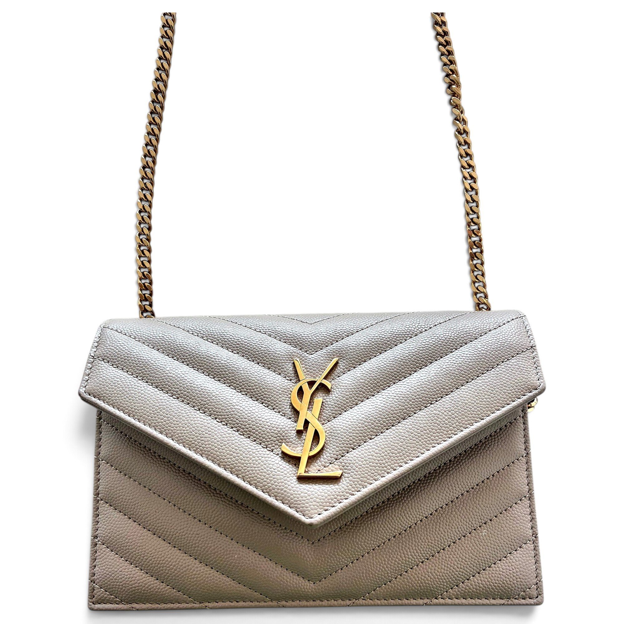 Envelope leather crossbody bag