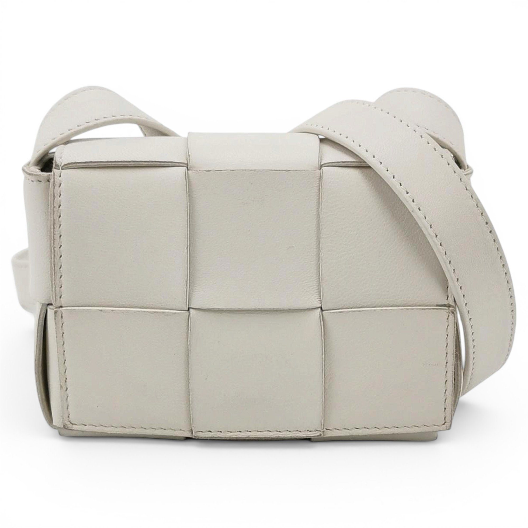 Cassette leather handbag