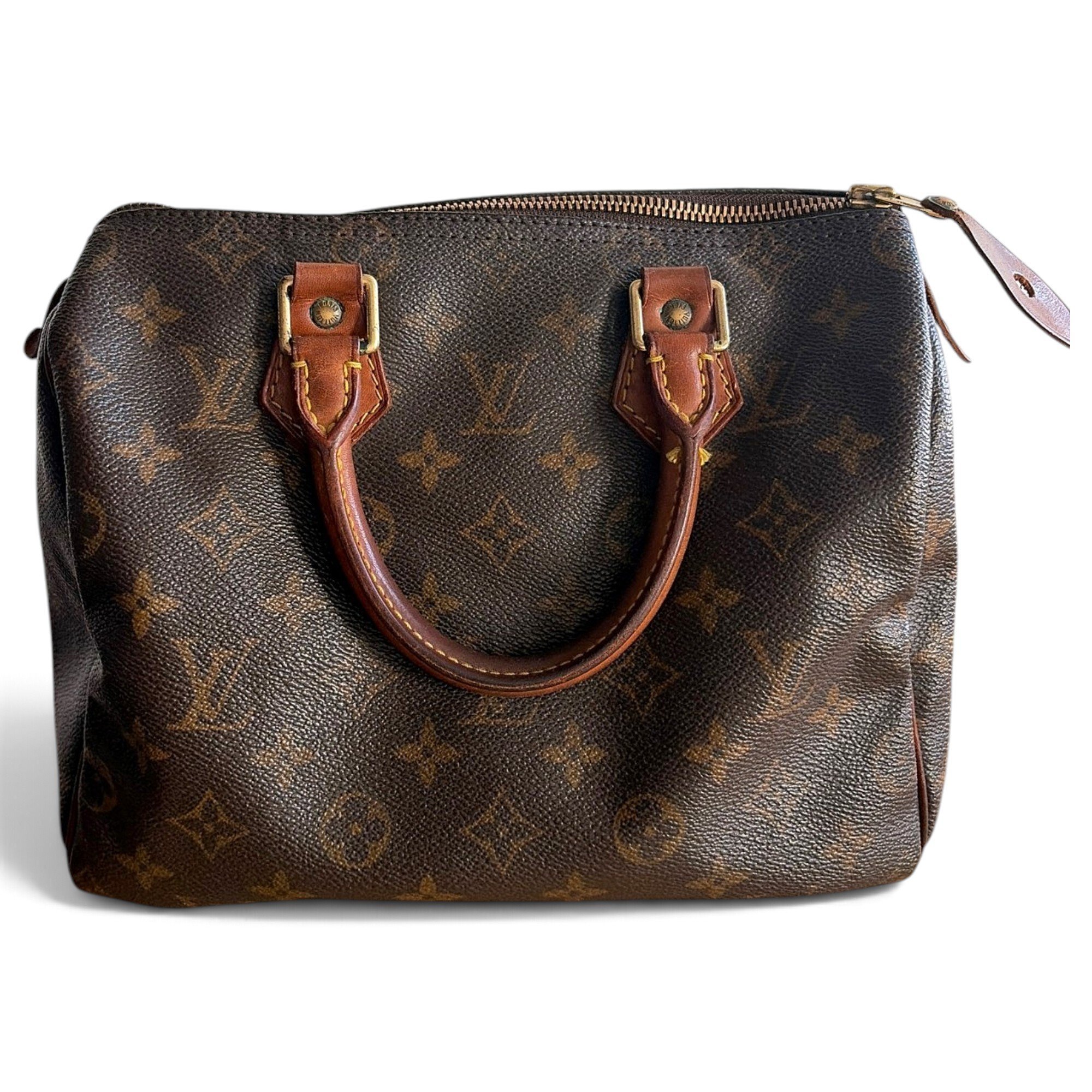 Speedy leather handbag