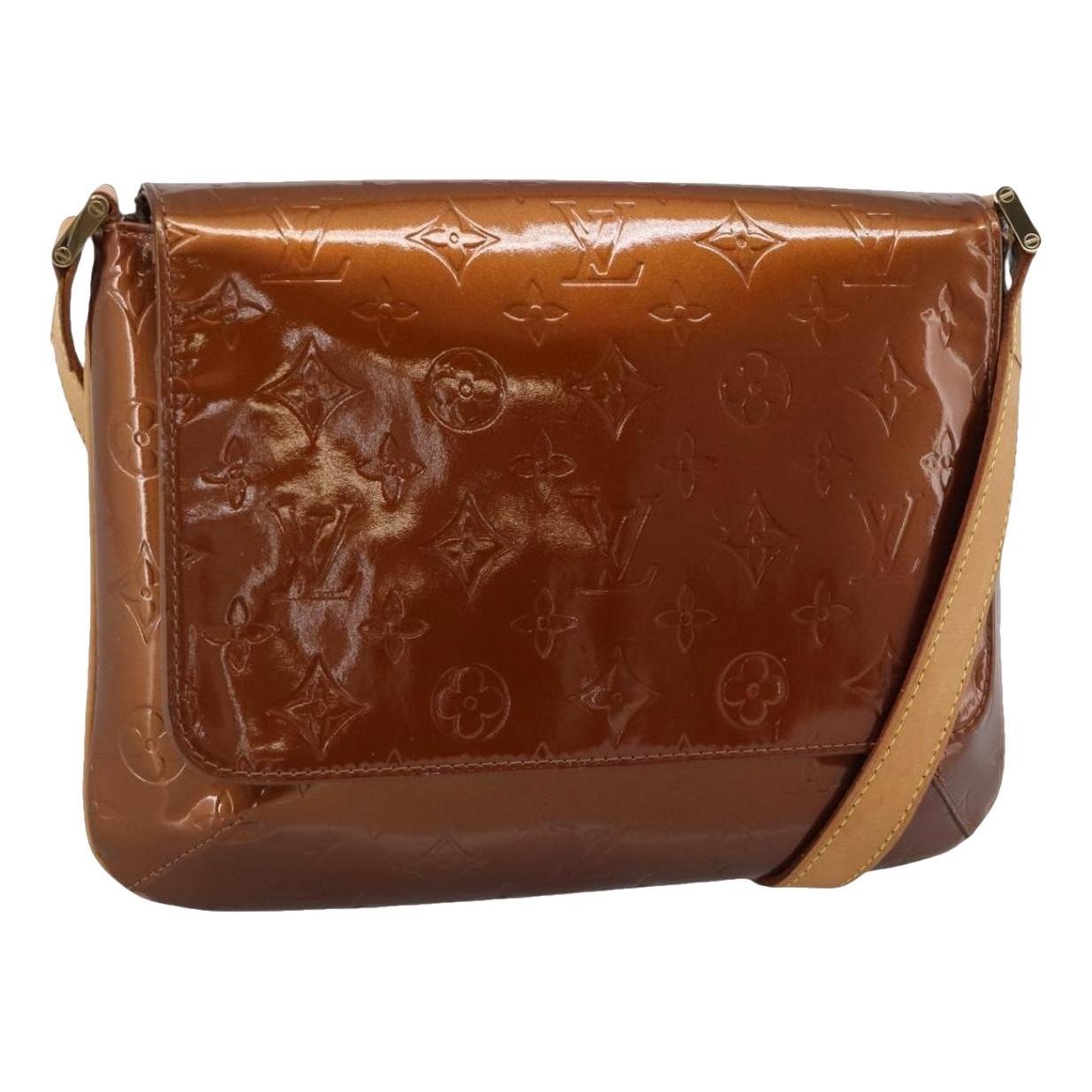 Thompson patent leather handbag