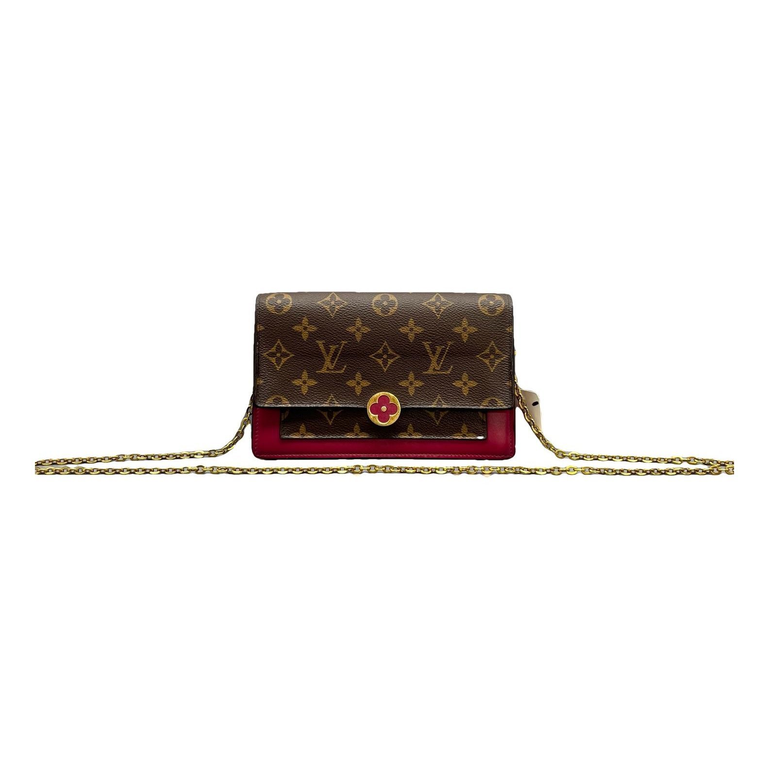 Flore chain leather handbag