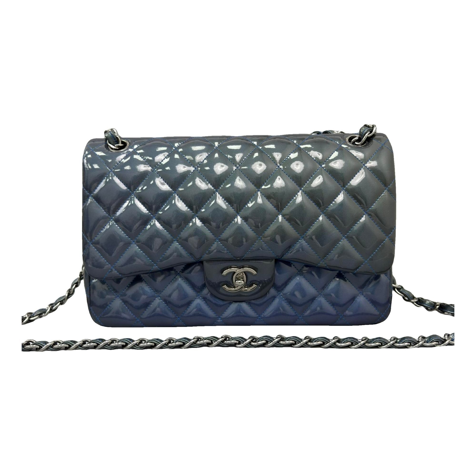 Timeless/Classique patent leather handbag