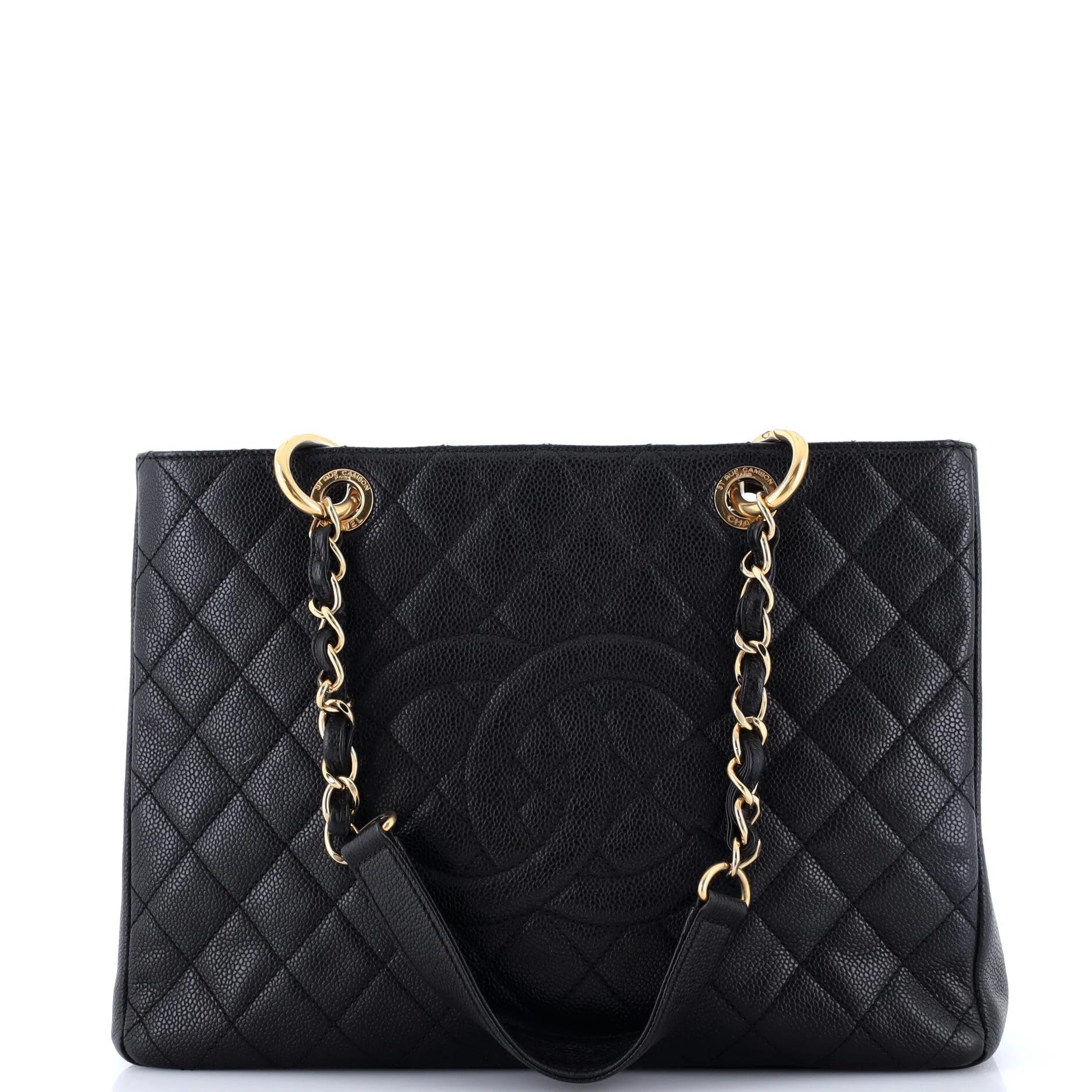 Classic CC Shopping leather tote