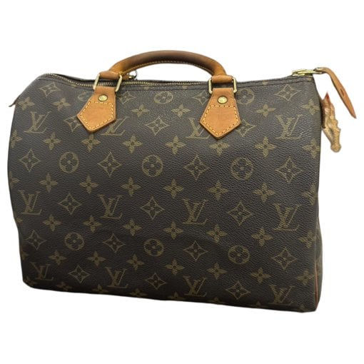 Speedy leather handbag