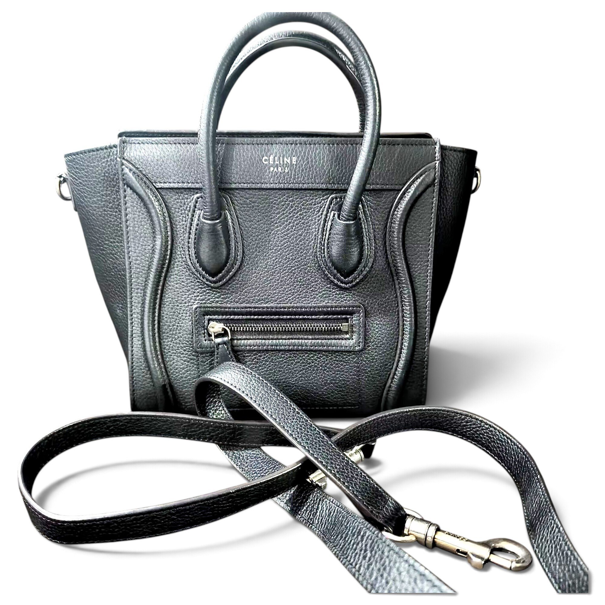 Nano Luggage leather handbag