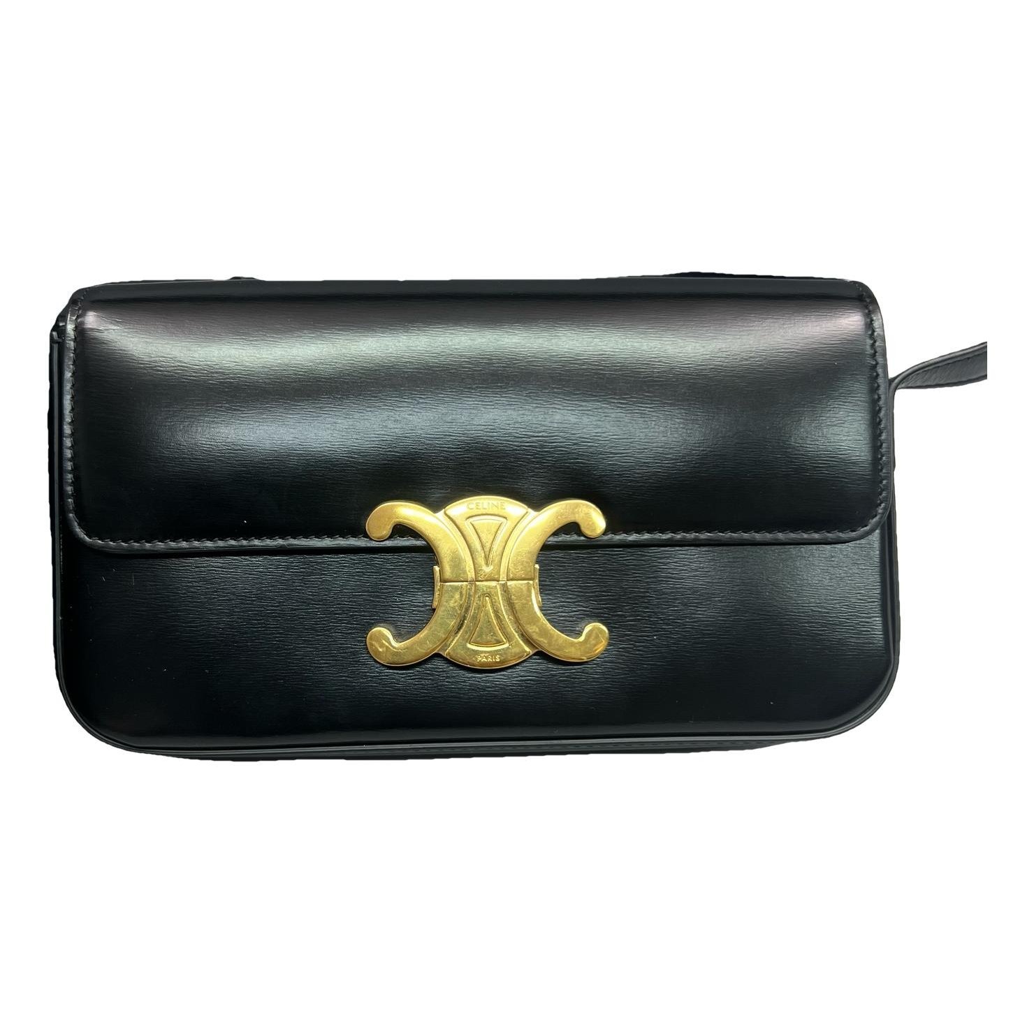 Triomphe Long leather handbag